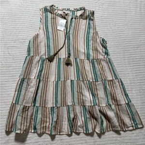 J. Jill Multicolor Striped Tunic